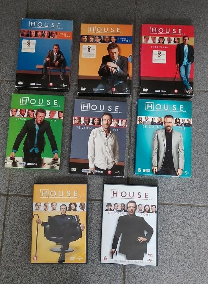 DVD collectie House 1 tem 8, Cd's en Dvd's, Dvd's | Tv en Series, Ophalen of Verzenden