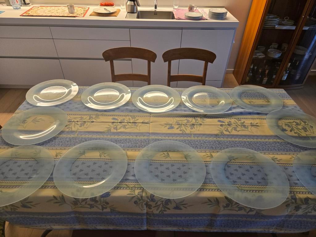 Twaalf gloed nieuw pastel licht groen modern onderzetborden, Huis en Inrichting, Ophalen of Verzenden, Nieuw, Overige stijlen