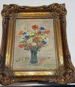 Floraal olieverf op doek F. VANDORPE, Antiek en Kunst, Ophalen of Verzenden