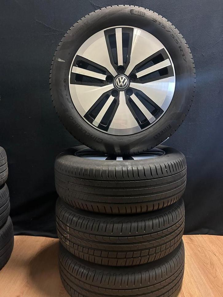 Originele VW Passat GTE velgenset 3G0601025 + Pirelli Zomerb, Autos : Pièces & Accessoires, Pneus & Jantes, Pneus et Jantes, Pneus été