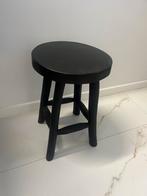 Tabouret Maison Du Monde en bois de manguier noir, Maison & Meubles, Enlèvement, Comme neuf, Bois