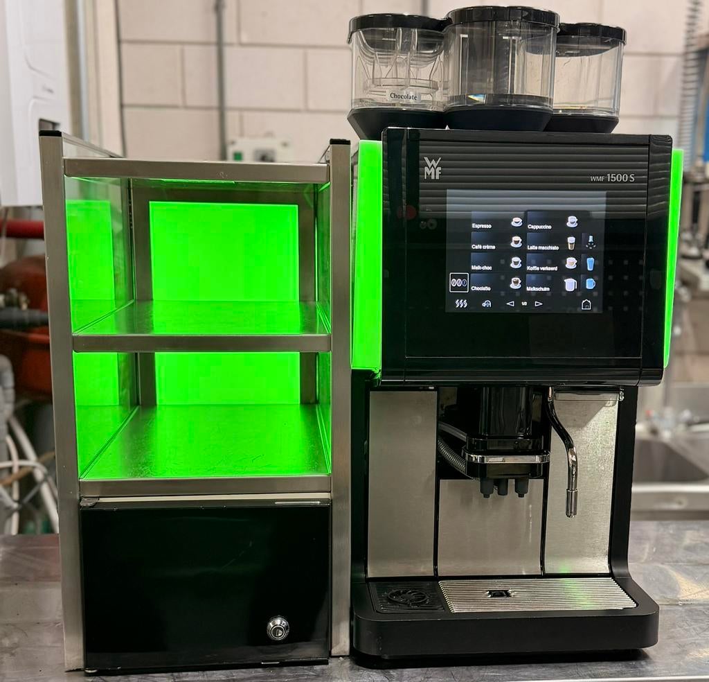 Wmf 1500s + Wmf Cup&Cool | 2 bonen + choco | gerviseerd, Elektronische apparatuur, Koffiezetapparaten, Ophalen, 10 kopjes of meer