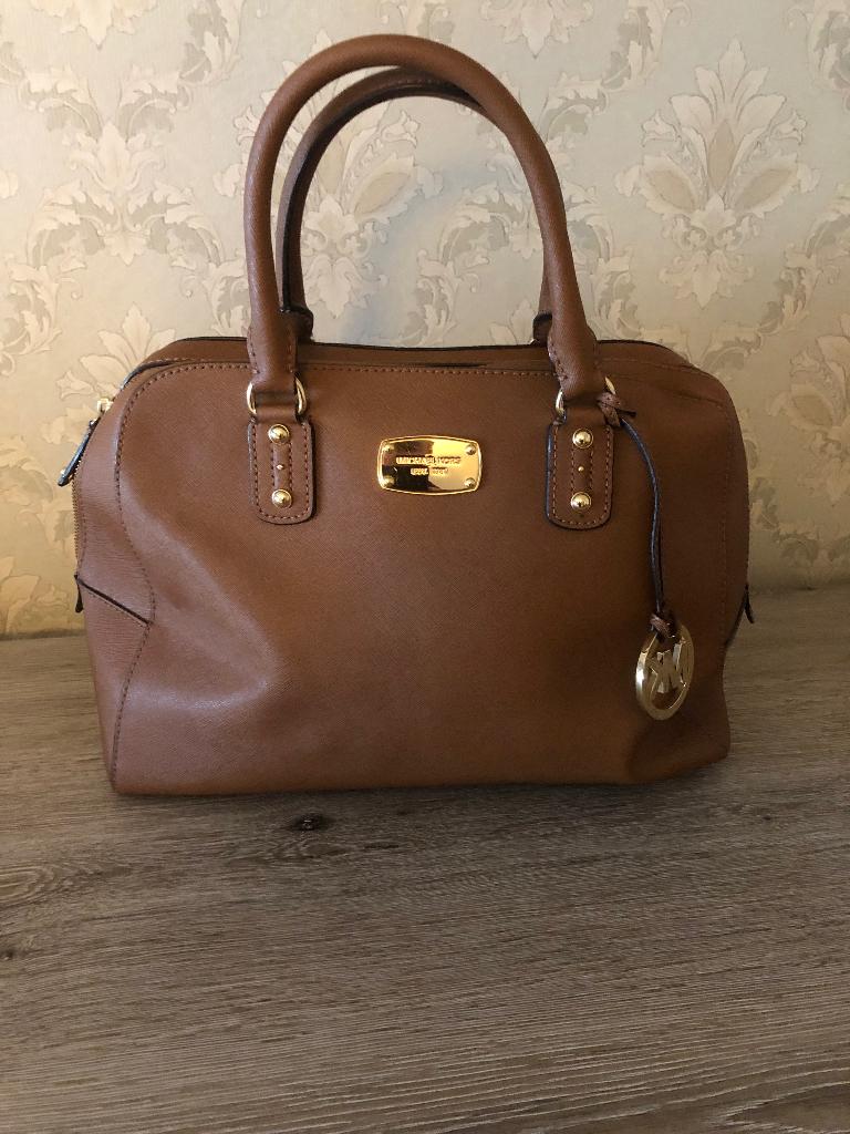 Bruine handtas van Michael Kors, Ophalen of Verzenden, Zo goed als nieuw, Bruin, Handtas