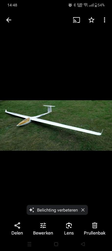 Zwever DG800, Hobby en Vrije tijd, Modelbouw | Radiografisch | Vliegtuigen, Gebruikt, Overige typen, Ophalen