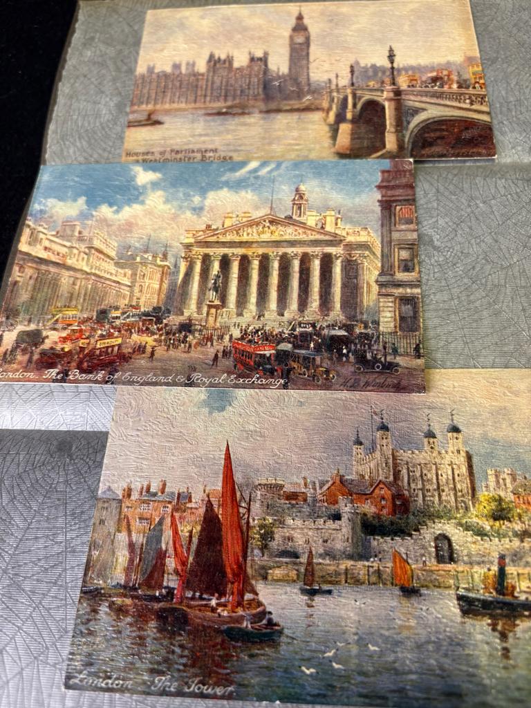 RAPHAEL TUCK & Sons, Londres 6 Oilettes 1920, Collections, Cartes postales | Étranger, Enlèvement ou Envoi, Avant 1920, Non affranchie