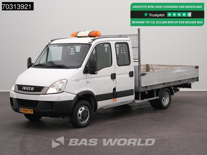 Iveco Daily 40C15 3.0L Euro5 Open Laadbak Dubbel Cabine Trek, Autos, Camionnettes & Utilitaires, Entreprise, Achat, Radio, Attache-remorque