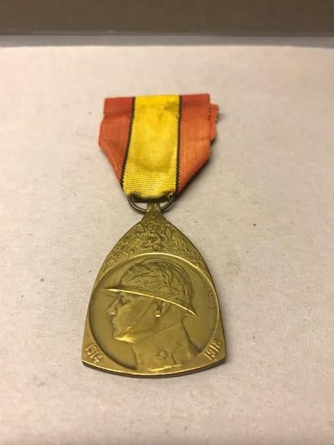 Médaille de la Première Guerre mondiale, Collections, Enlèvement ou Envoi, Armée de terre, Ruban, Médaille ou Ailes
