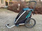 Fietskar Thule Lite 2 met babyhangmat en peuterzitje, Ophalen, Gebruikt, Opvouwbaar, Kinderkar