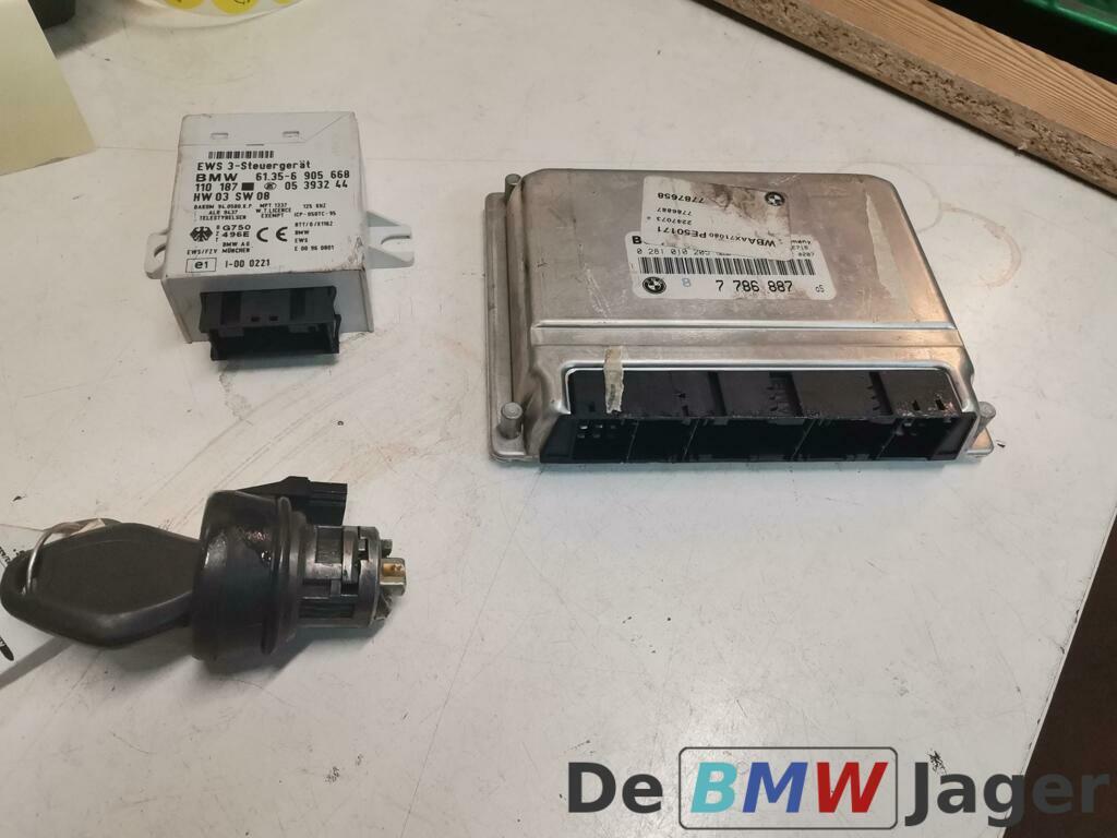 DDE met EWS en sleutel BMW 3-serie E46 318D 320D M47 7786887, Auto-onderdelen, Elektronica en Kabels, Gebruikt, Ophalen of Verzenden