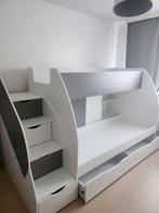 Lit superposé avec escalier et rangement 300€, Enlèvement, Utilisé, Lits superposés