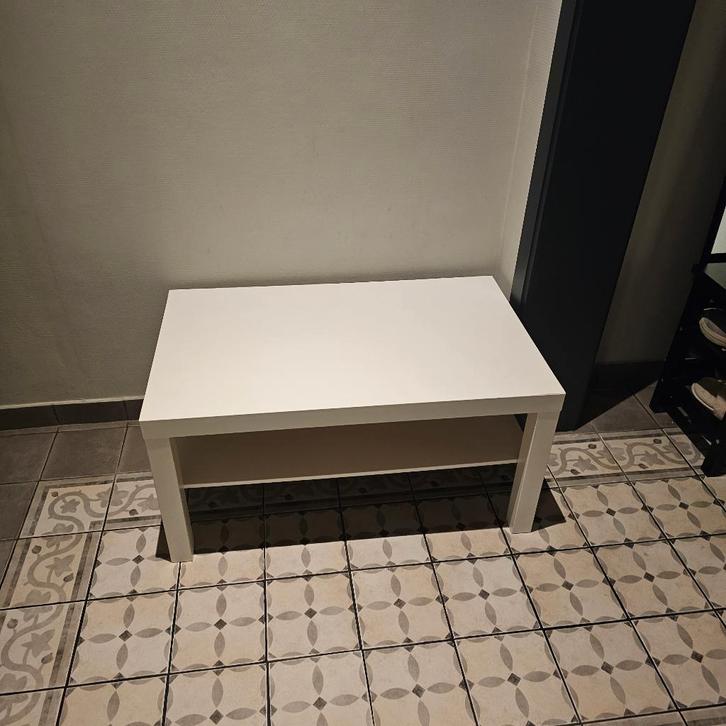 IKEA LACK salontafel wit – 90x55 cm, Huis en Inrichting, Tafels | Salontafels, Gebruikt, Ophalen