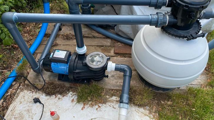 Kit de filtre à sable avec pompe pour piscines jusqu'à 50 m³, Jardin & Terrasse, Accessoires de piscine, Utilisé, Filtre, Enlèvement