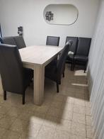 Tafel met 8 stoelen en tv-kast, Huis en Inrichting, Complete inboedels, Ophalen