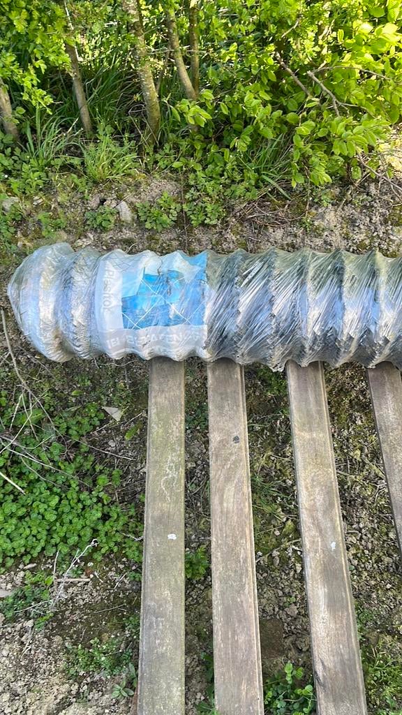 Rol bekaert draad en 4 palen., Jardin & Terrasse, Gaze & Fils, Enlèvement, Neuf