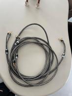 High-end luidsprekerkabels met spade connectors 2x4m, Ophalen of Verzenden, Zo goed als nieuw, 2 tot 5 meter, Luidsprekerkabel