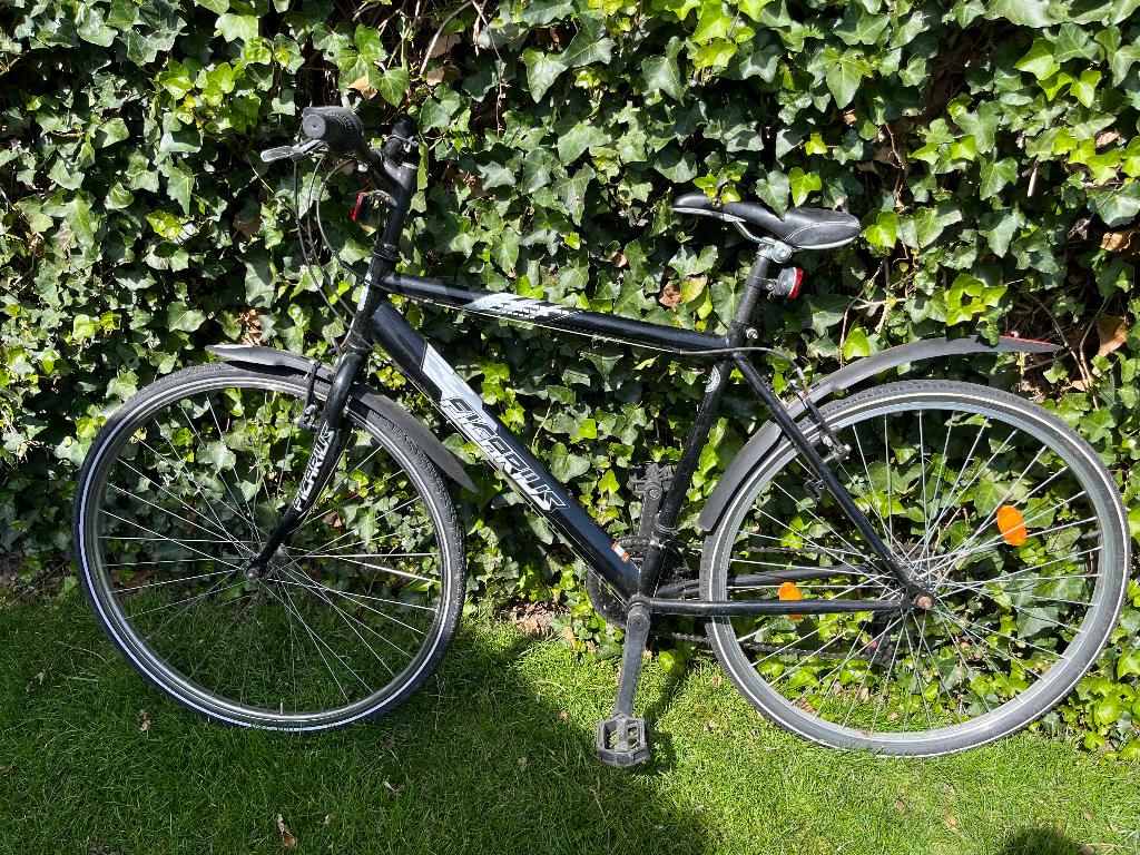 Rijklare mtb herenfiets, Velgrem, Versnellingen, Zo goed als nieuw, 53 tot 57 cm