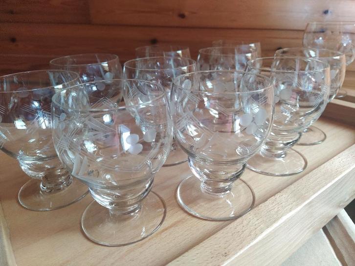 oud glaswerk: geslepen, gefacetteerd, geëtst, glaskunst, Antiquités & Art, Antiquités | Verre & Cristal, Enlèvement