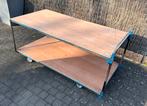 Mobiel werktafel 2 verdiepingen 200cm x 100cm, Enlèvement ou Envoi, Utilisé, 170 cm ou plus