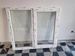 Fenêtre blanche 131x119H + fenêtre fixe 100x115h neuve, Enlèvement