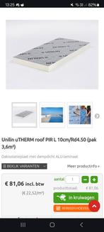 Unilin roof 10cm, +-25m², Ophalen of Verzenden, Zo goed als nieuw