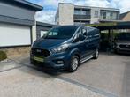 FORD TRANSIT CUSTOM * LIMITED * AUT * LANE * BLIS * 170PK, Auto's, Testrit aan huis, Stof, 4 cilinders, Blauw