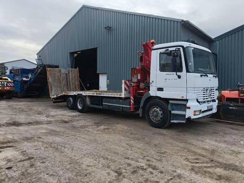 Mercedes-Benz actros truck with hydraulic winch, crane and r, Auto's, Vrachtwagens, Te koop, Mercedes-Benz, Overige brandstoffen