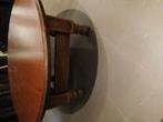Massieve houten ronde salontafel, Ophalen, Gebruikt