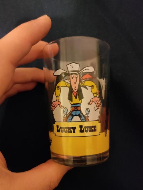 verre de collection amora Lucky Luke 1996, Collections, Verres & Petits Verres, Enlèvement ou Envoi