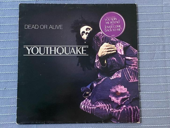 LP Dead Or Alive - YOUTHQUAKE (1985), Cd's en Dvd's, Vinyl | Pop, Gebruikt, 1980 tot 2000, 12 inch, Ophalen of Verzenden