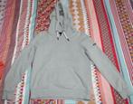 Grijsgroene hoodie van SuperDry (mt 38), Groen, Gedragen, Superdry, Maat 38/40 (M)