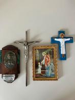 Lot 4 religieuze voorwerpen., Antiquités & Art, Antiquités | Objets religieux, Enlèvement ou Envoi