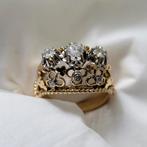 Diamond ring 18 karaat heel mooi special, Ophalen, Goud, Ring, Met edelsteen
