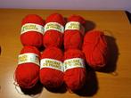 7 pelotes 50gr Bergère de France, Bergeronnette, rouge, Hobby & Loisirs créatifs, Tricot & Crochet, Enlèvement, Neuf, Tricot, Laine ou Fils