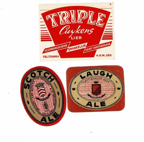 Oude bieretiketten van "CUYKENS", Verzamelen, Biermerken, Nieuw, Overige typen, Overige merken, Verzenden