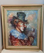 Schilderij van Clown, Antiek en Kunst, Ophalen