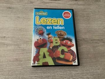 Leren lezen en tellen met Sesamstraat DVD (2014) beschikbaar voor biedingen