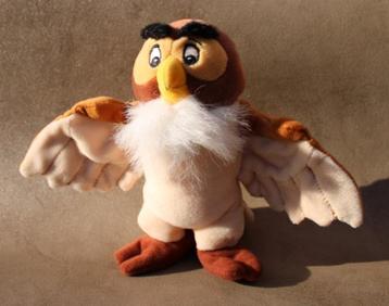 Knap rechtopstaand knuffeltje van Uil (Winnie de Poeh) beschikbaar voor biedingen