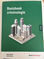 Emile Kolthoff - Basisboek criminologie, Ophalen, Zo goed als nieuw, Emile Kolthoff