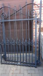 Smeedijzeren zwarte poort, Tuin en Terras, Ophalen, Gebruikt