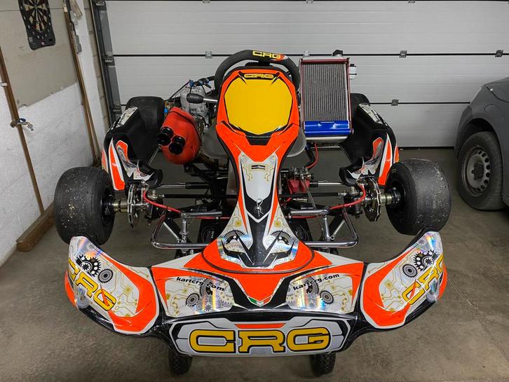 Karting 125 kz Crg TM K9C, Sport en Fitness, Karting, Zo goed als nieuw, Kart, Ophalen