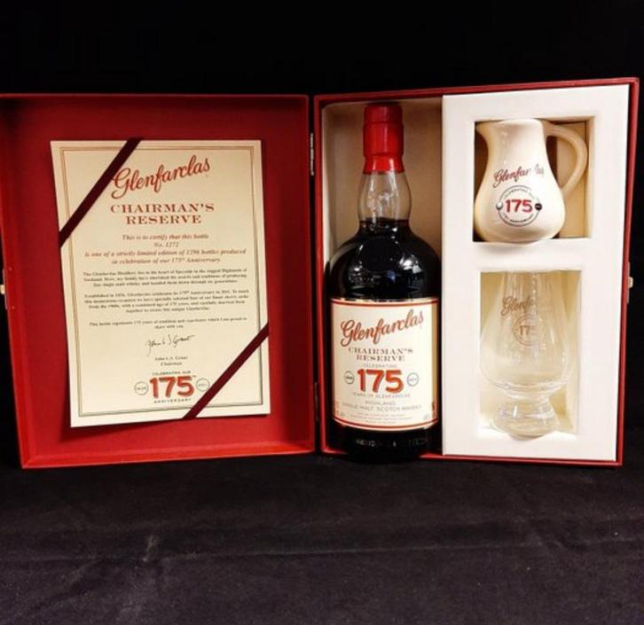 Glenfarclas Chairman’s Reserve 175th Anniversary, Verzamelen, Wijnen, Nieuw, Ophalen of Verzenden