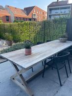 Houten tuintafel, Tuin en Terras, Ophalen, Gebruikt, Rechthoekig, Teakhout