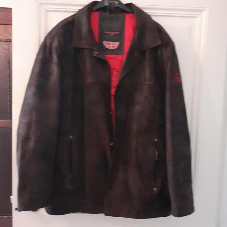 Herenjas leder, Kleding | Heren, Jassen | Winter, Zo goed als nieuw, Ophalen of Verzenden