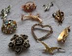Ensemble de broches vintage, Bijoux, Sacs & Beauté, Broches, Enlèvement ou Envoi, Autres couleurs, Moins de 4 cm, Utilisé