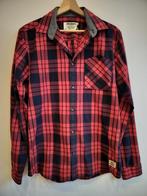Jack & Jones - Rood/Blauw Hemd - Small, Halswijdte 38 (S) of kleiner, Jack&Jones, Ophalen of Verzenden, Zo goed als nieuw