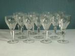 11 Wijnglazen in Kristal, Huis en Inrichting, Keuken | Servies, Glas of Glazen, Ophalen of Verzenden, Wedgwood, Glas