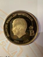 Herdenkingsmedaille munt Boudewijn goud, Postzegels en Munten, Ophalen, Goud, Setje, Goud
