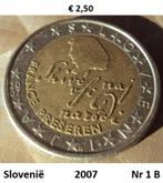 2 Euromunten Slovenië, Timbres & Monnaies, Monnaies | Europe | Monnaies euro, 2 euros, Slovénie, Enlèvement ou Envoi, Monnaie en vrac
