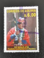 Bolivie 2006 - President Evo Morales, Postzegels en Munten, Postzegels | Amerika, Ophalen of Verzenden, Zuid-Amerika, Gestempeld