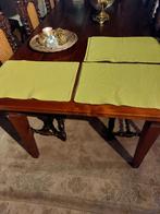 6 groene placemats onderleggers, Huis en Inrichting, Ophalen of Verzenden, Gebruikt